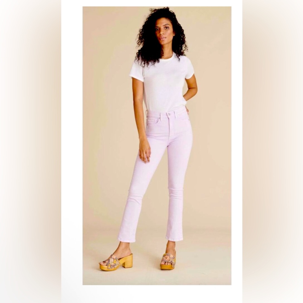 Veronica Beard Carly Kick Flare Lavender Jeans. 31/12. NWT.